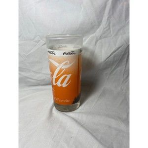 Coca-Cola Vintage Fishing Glass Indiana Glass Co